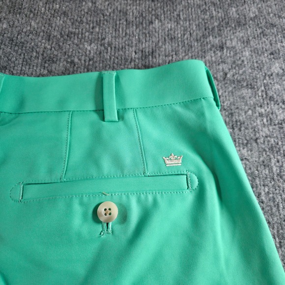 Peter Millar‎ Wick Golf Shorts Mens 36 Green Moisture Wicking Performance - Picture 7 of 11